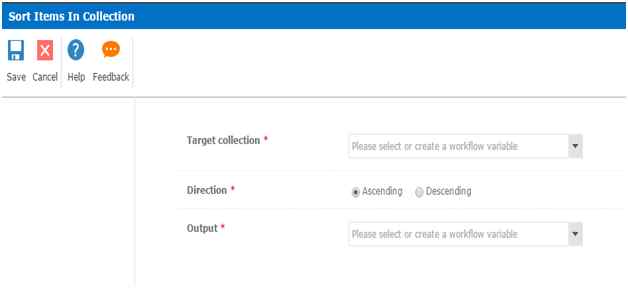 double click on the action
